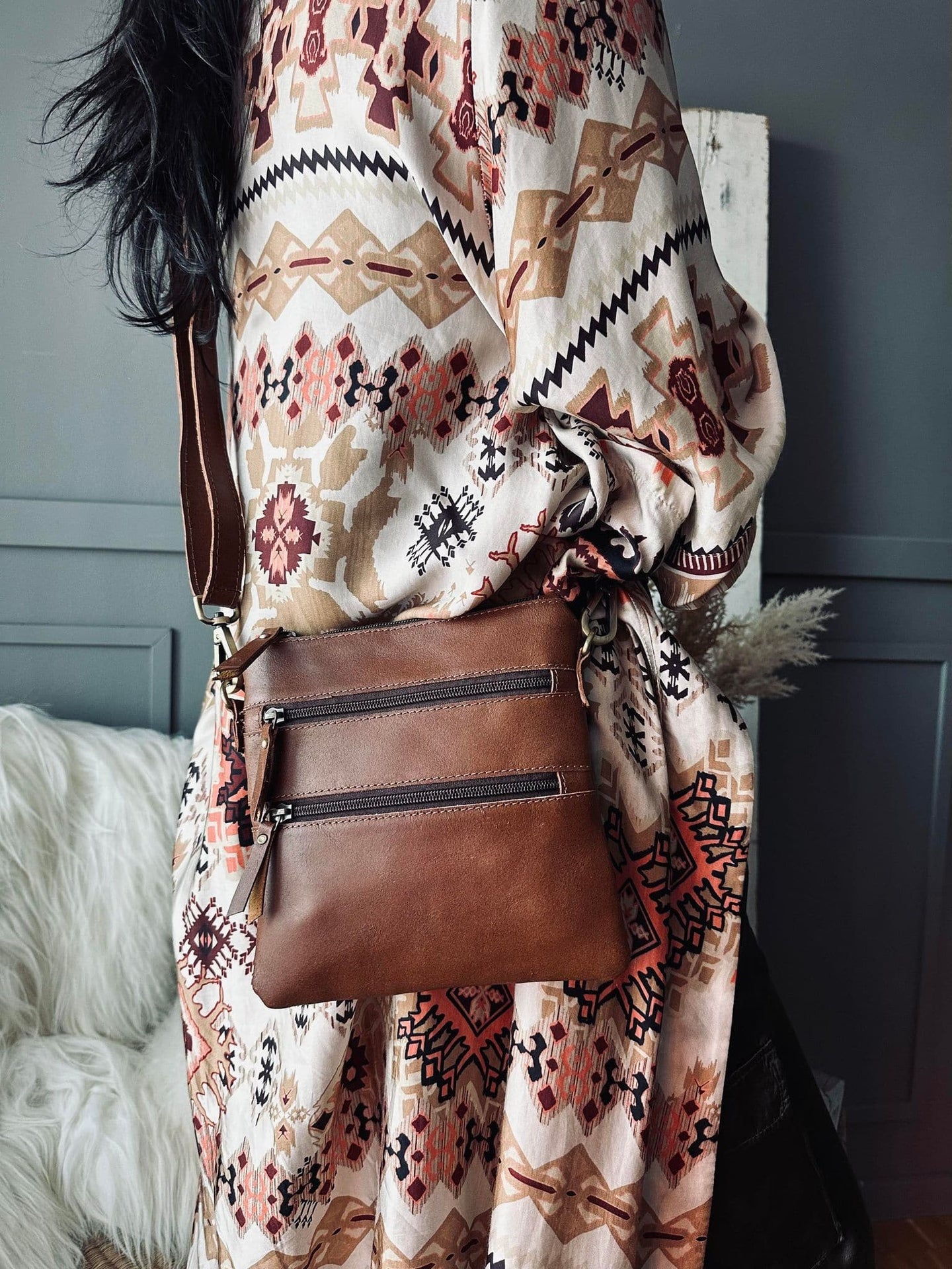 Crossbody Salina - Cognac - VIAMAJA.DK