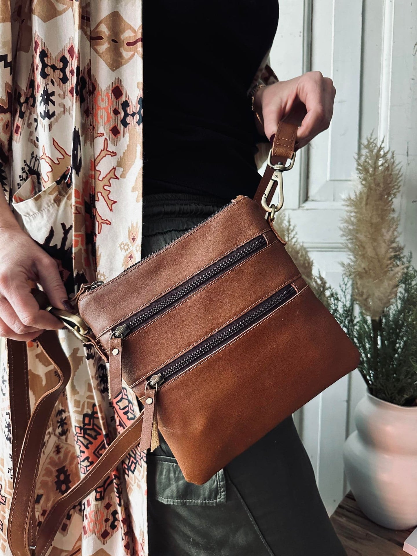 Crossbody Salina - Cognac - VIAMAJA.DK