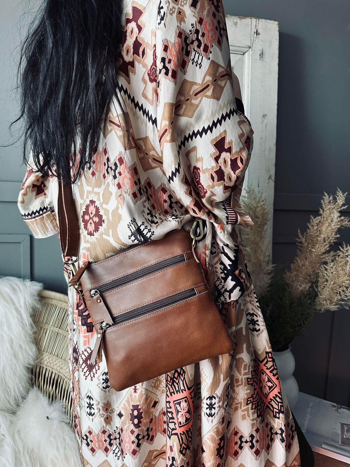 Crossbody Salina - Cognac - VIAMAJA.DK