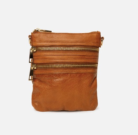Crossover Emilia small - Cognac - VIAMAJA.DK