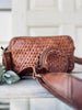 Crossover FIONA Geflecht walnut - Geldbörse inklusive