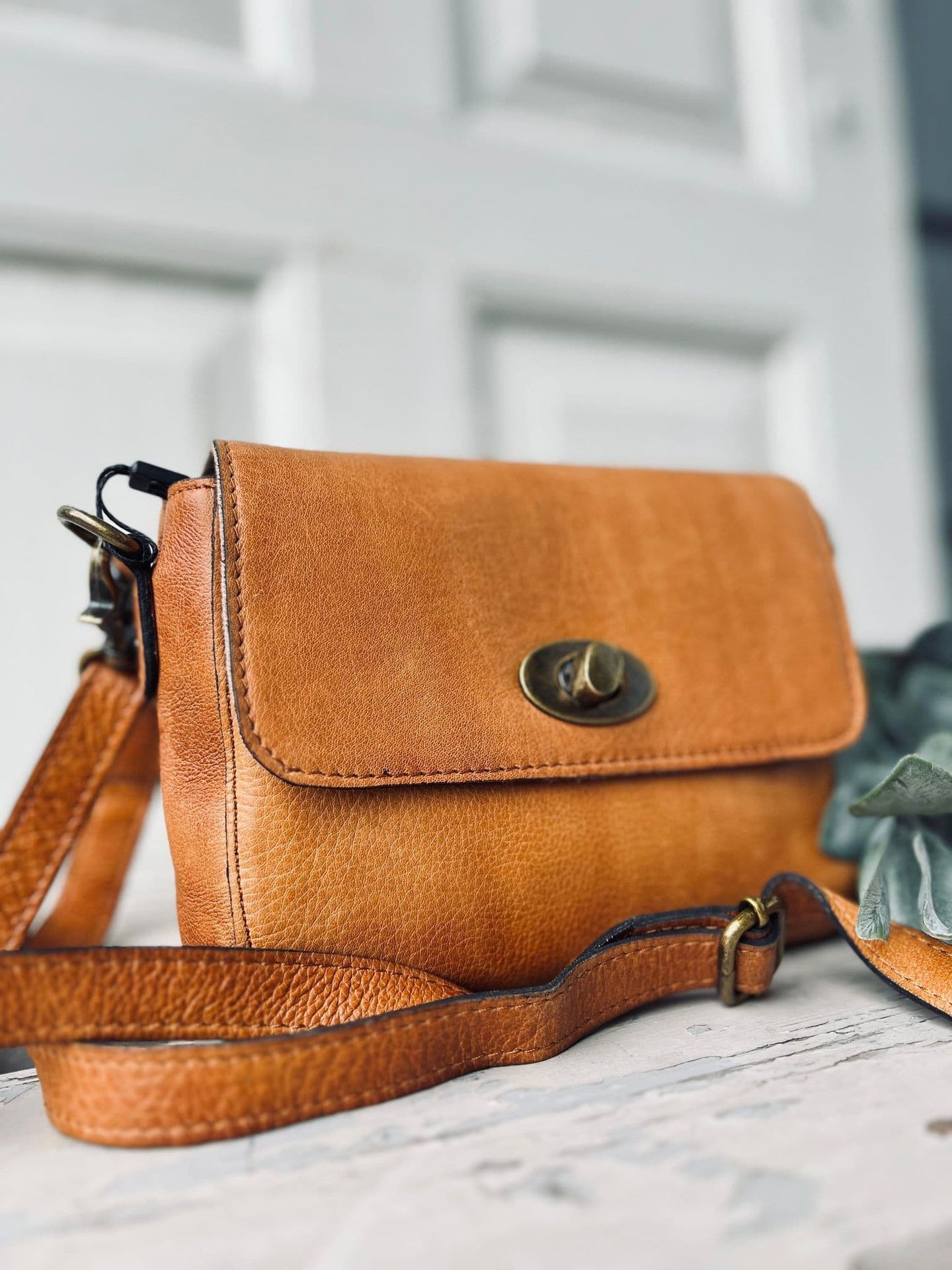 Crossover LUX Cognac - Small - VIAMAJA.DK