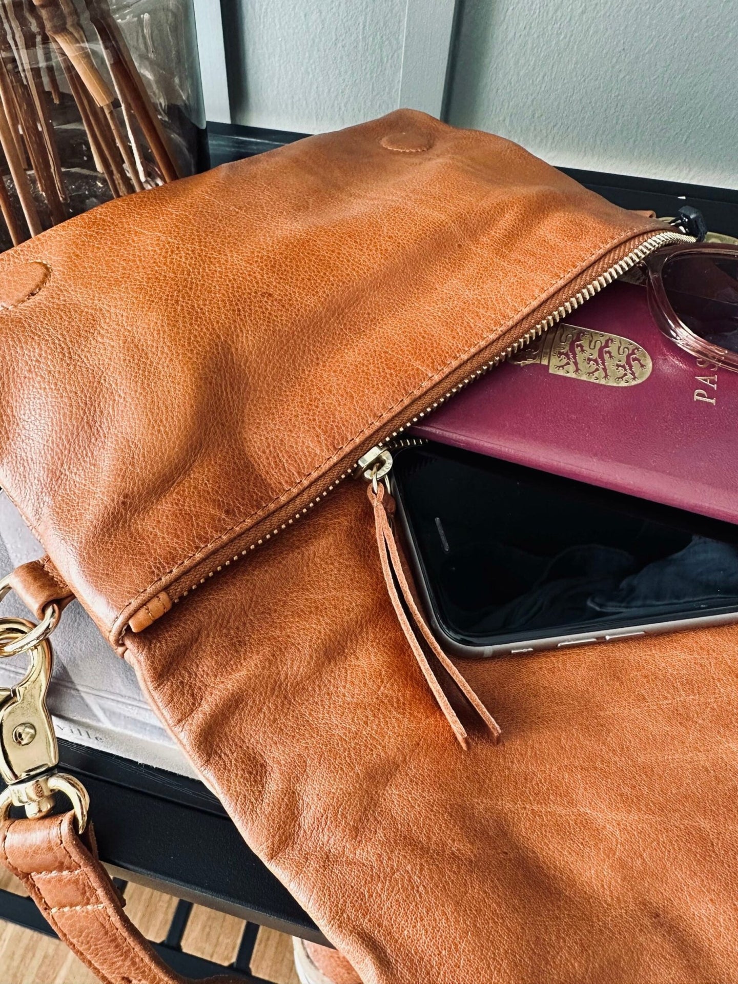 Crossover Marie Cognac - VIAMAJA.DK