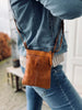 Crossover-Handytasche - OLINE Cognac