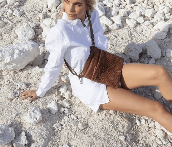 Crossover walnut - Handmade leather - VIAMAJA