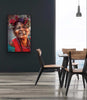 Kubanerin mit Blumen im Haar – Farben 70x100 cm