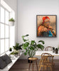Kubanische Frau mit Zigarre - Farben 70×100 - AUSVERKAUFT