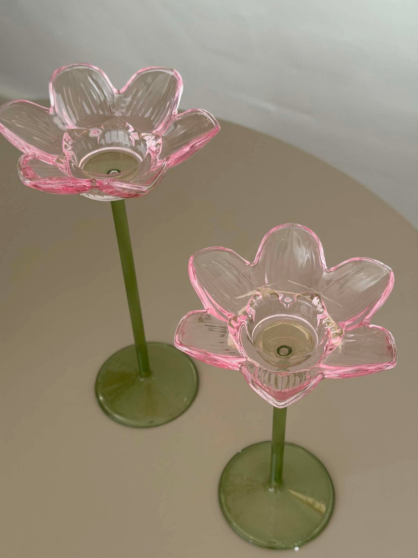 Teelichthalter Blume - Rosa