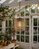 Lampe mit Solar - Grau