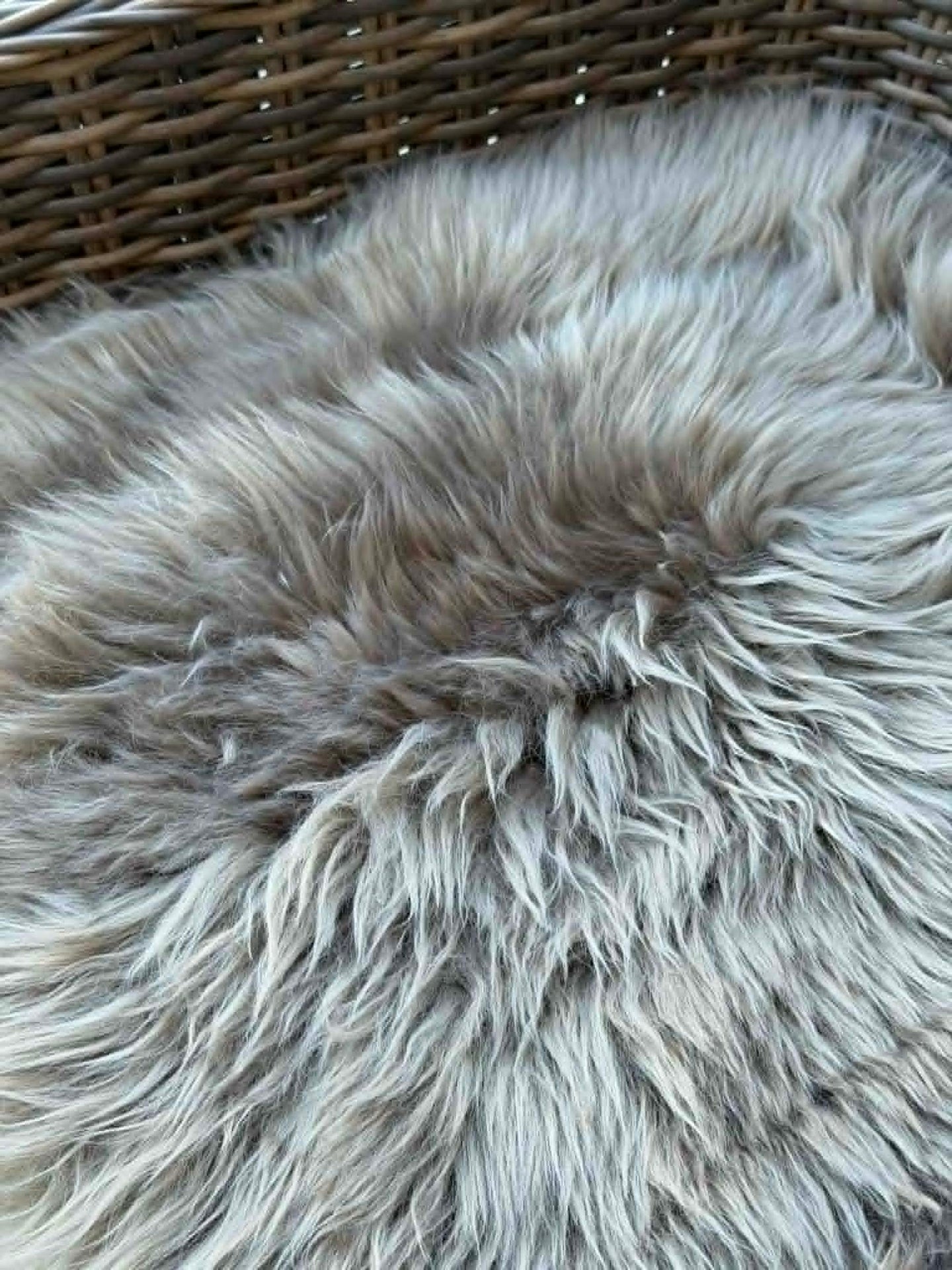 Sitzfell - Beige 40x40