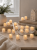20er-Pack kleine LED-Blockkerzen