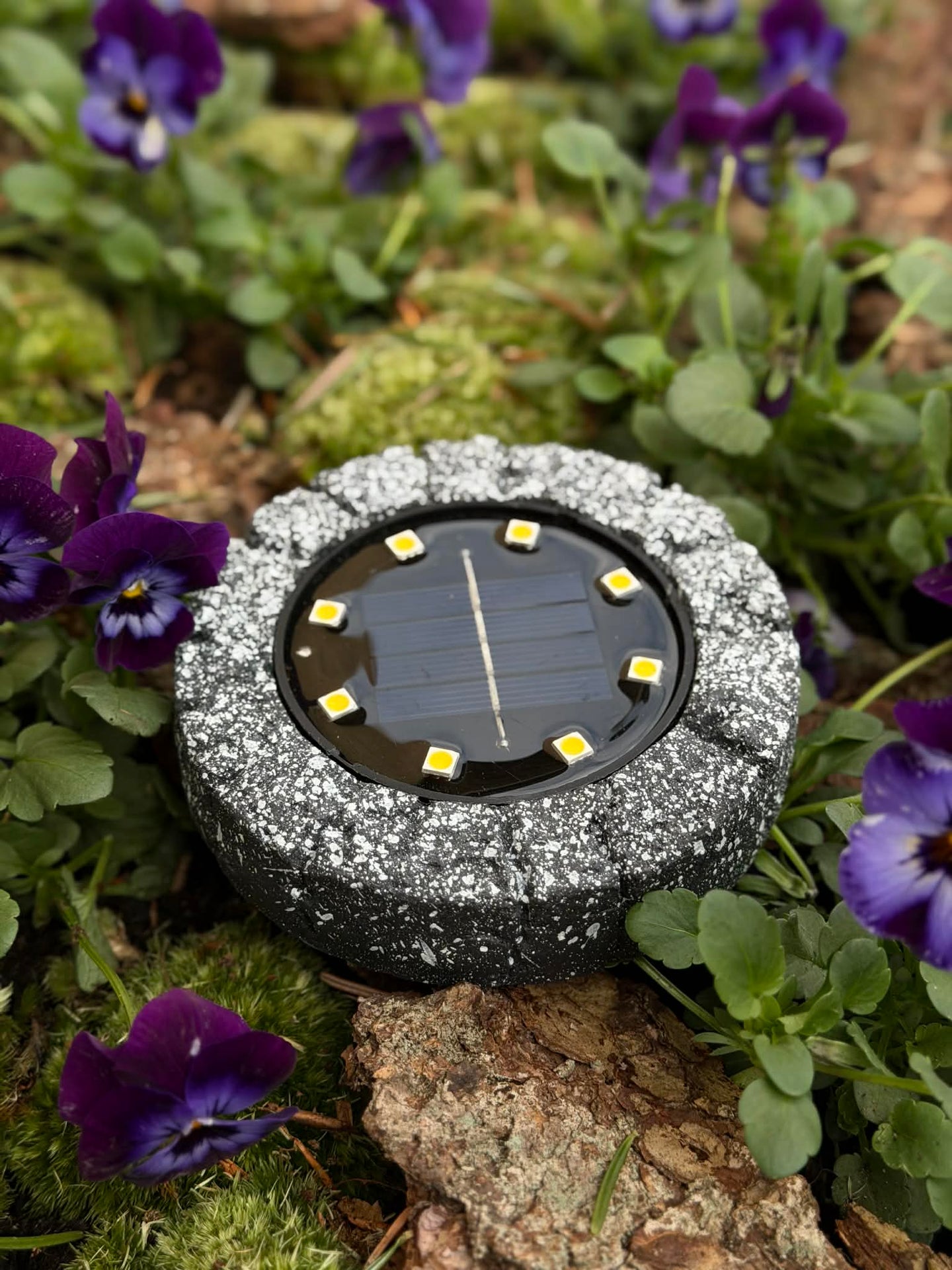 Solar-Spot in Steinoptik
