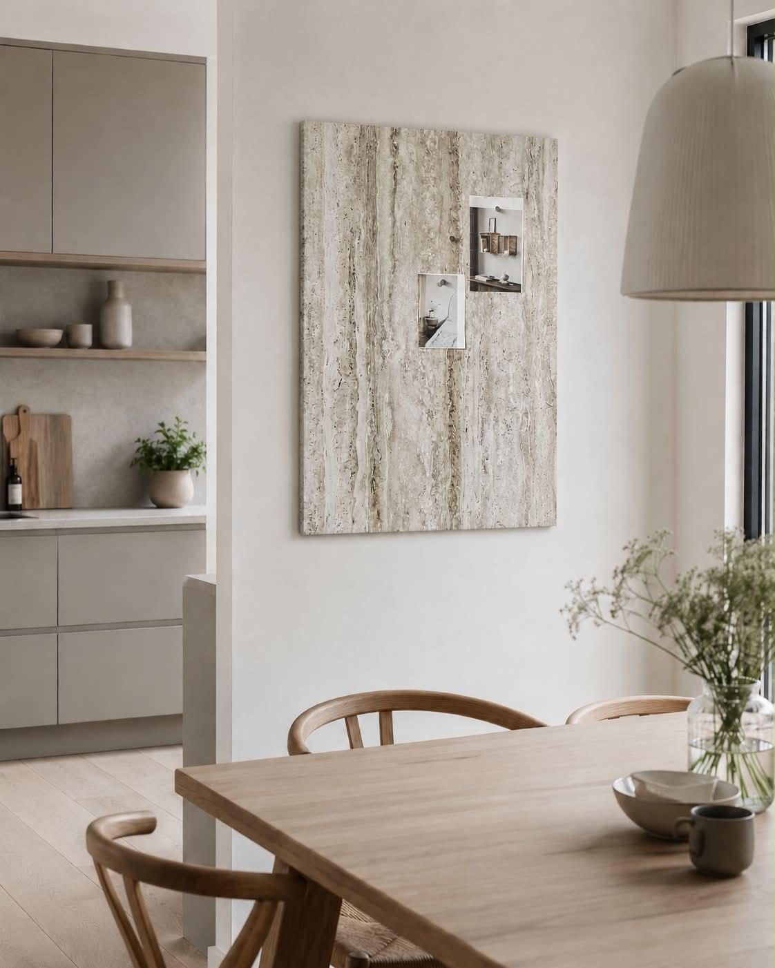 Magnettafel 60x90 - Travertin