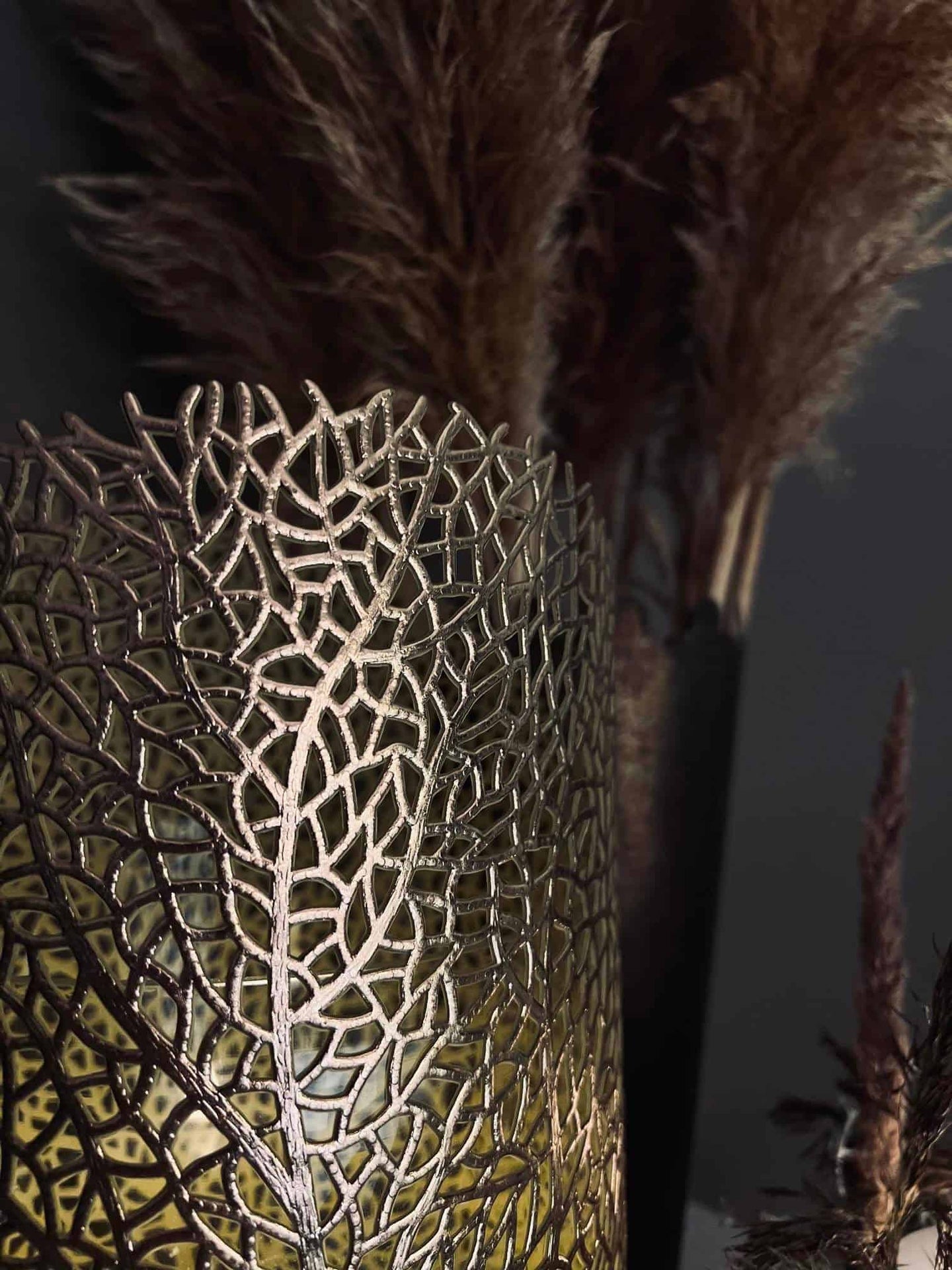 Dækkeserviet - Guld blad - VIAMAJA.DK