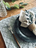 Platzset STONE-WASHED Quilt – Nordic grau
