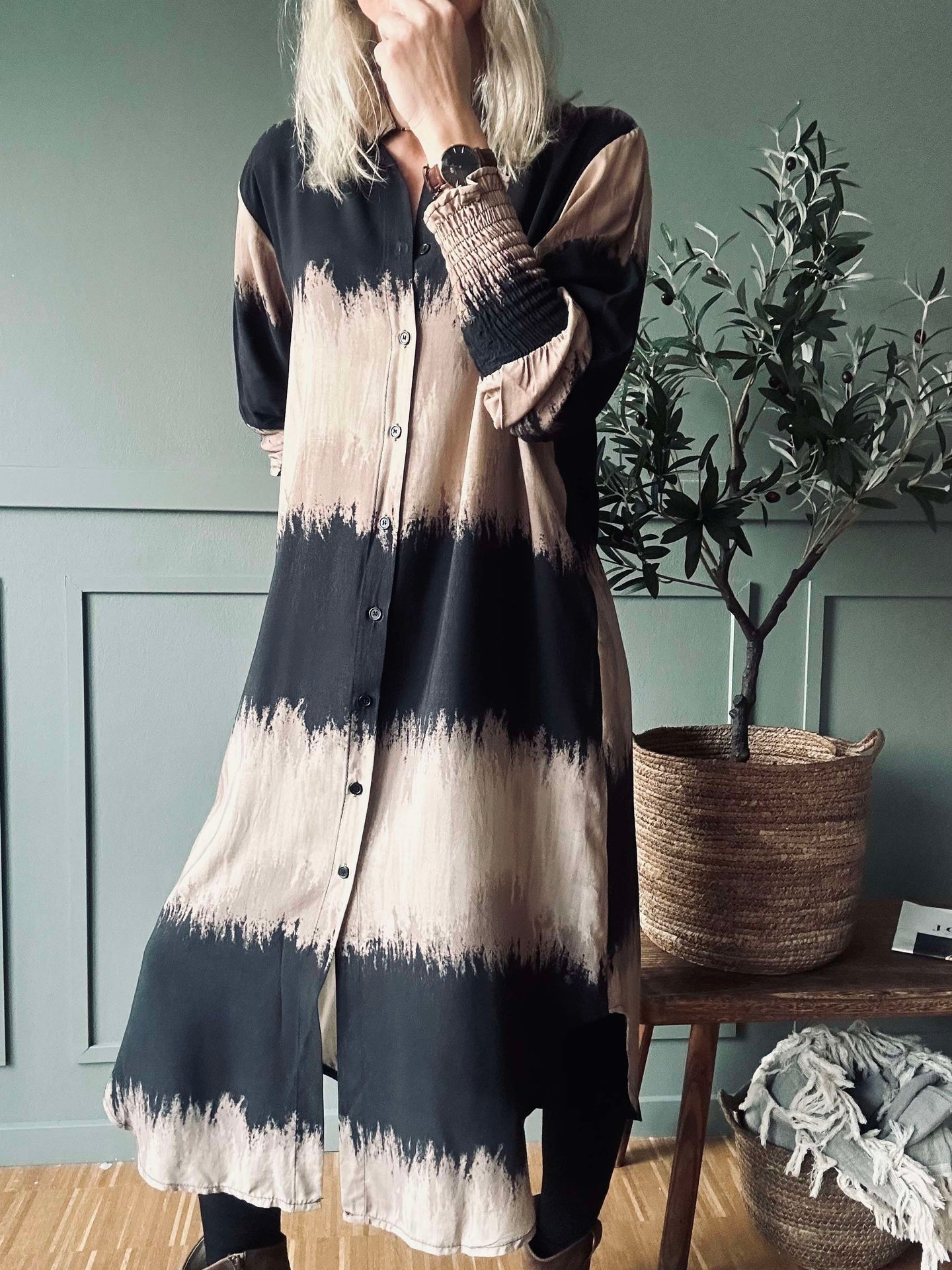 Kleid Merle Dark Camel