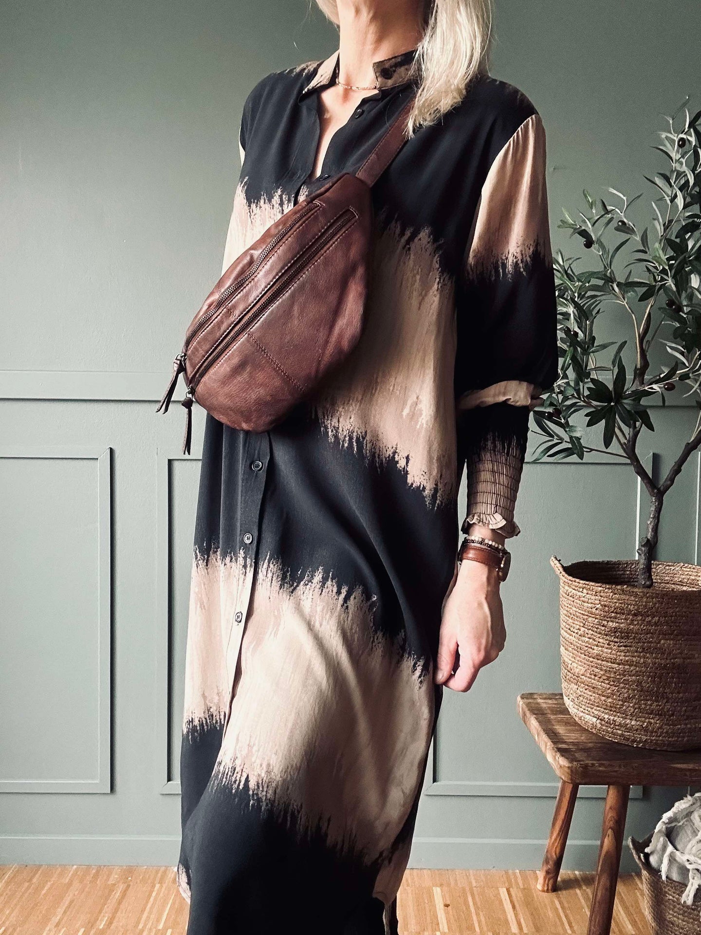 Kleid Merle Dark Camel