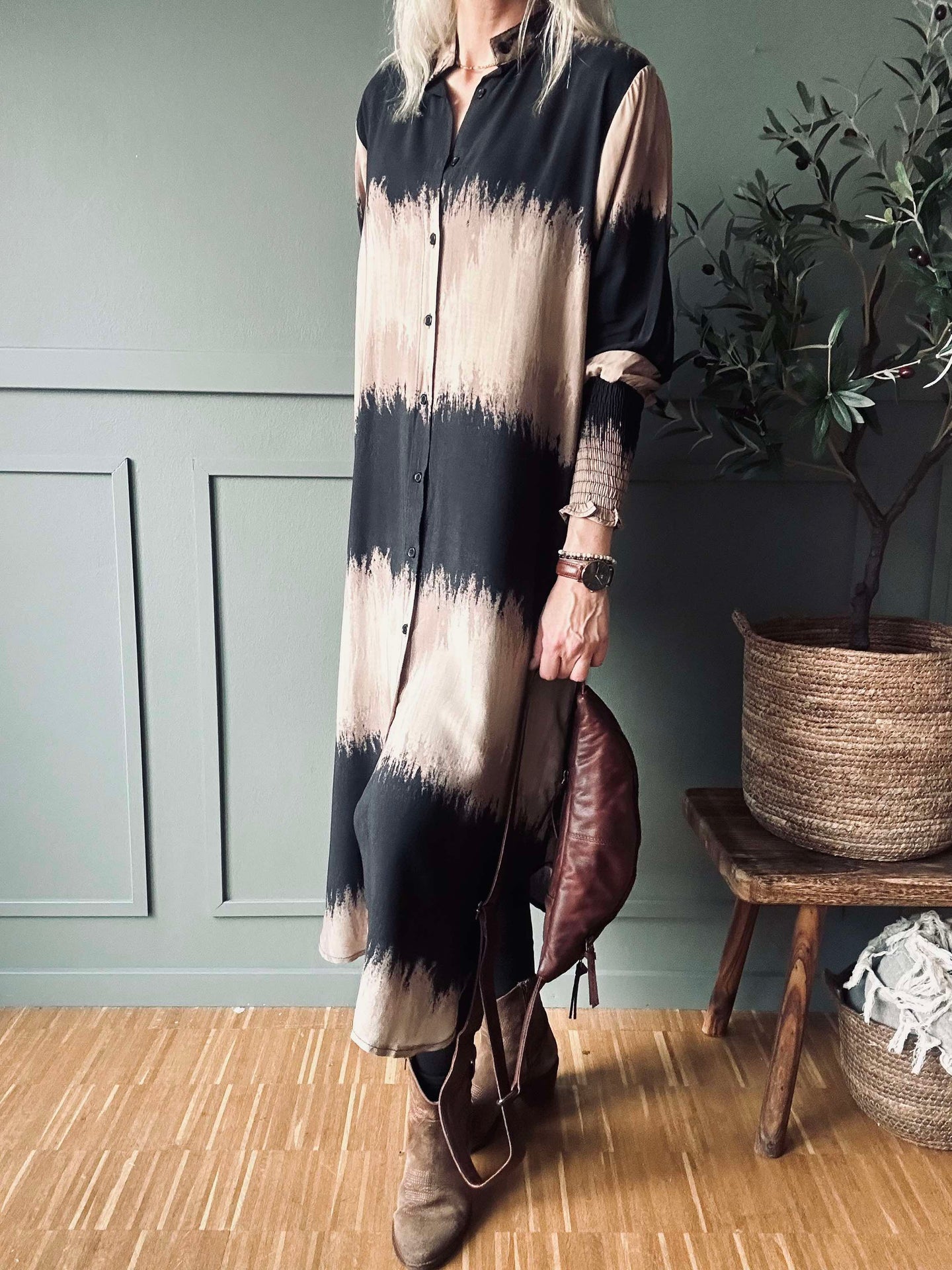 Kleid Merle Dark Camel
