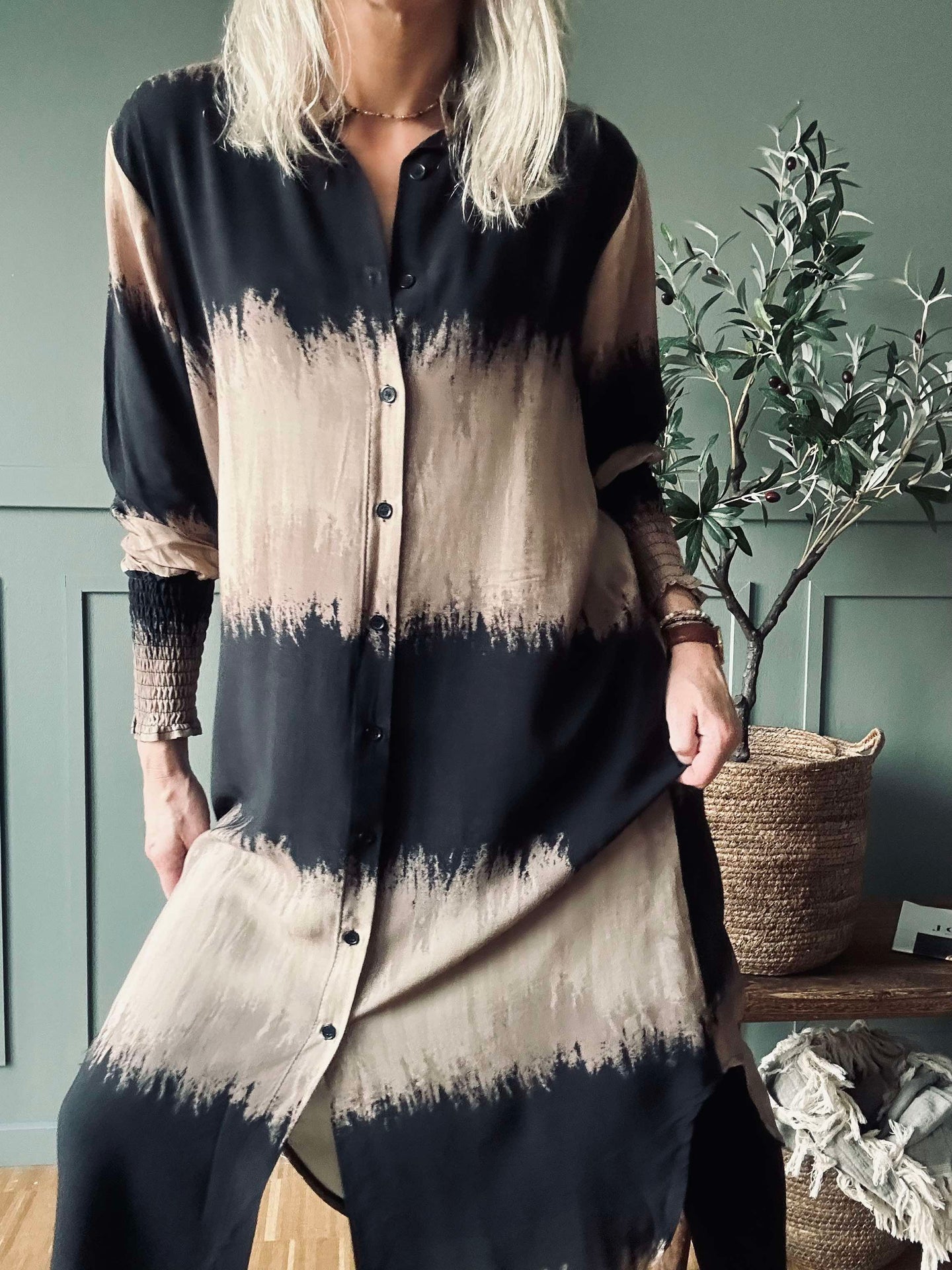 Kleid Merle Dark Camel