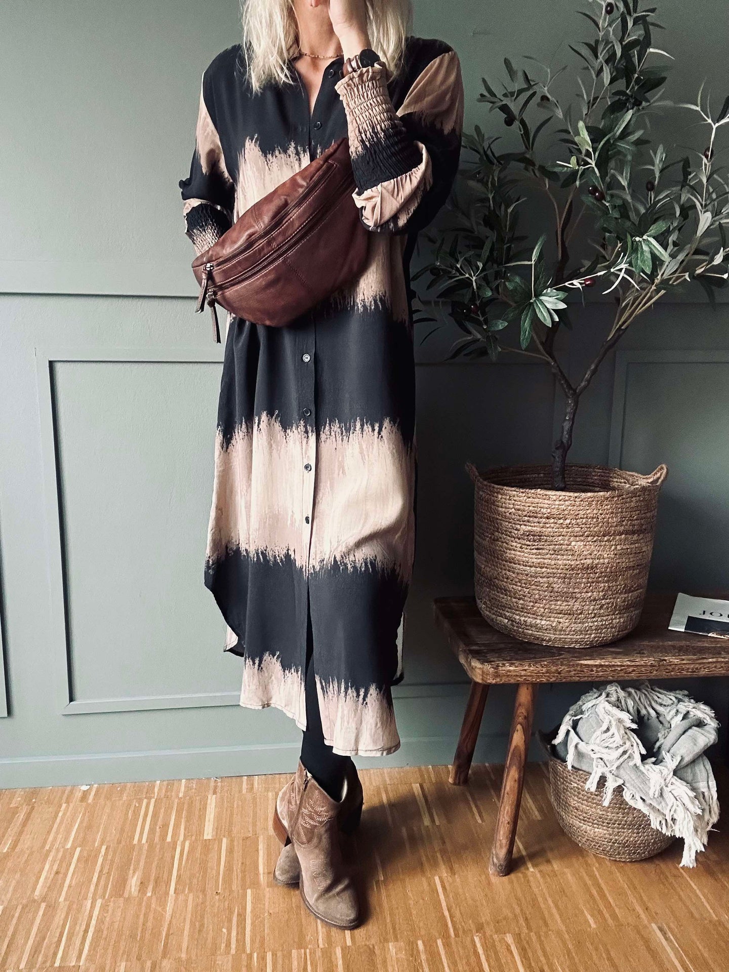 Kleid Merle Dark Camel