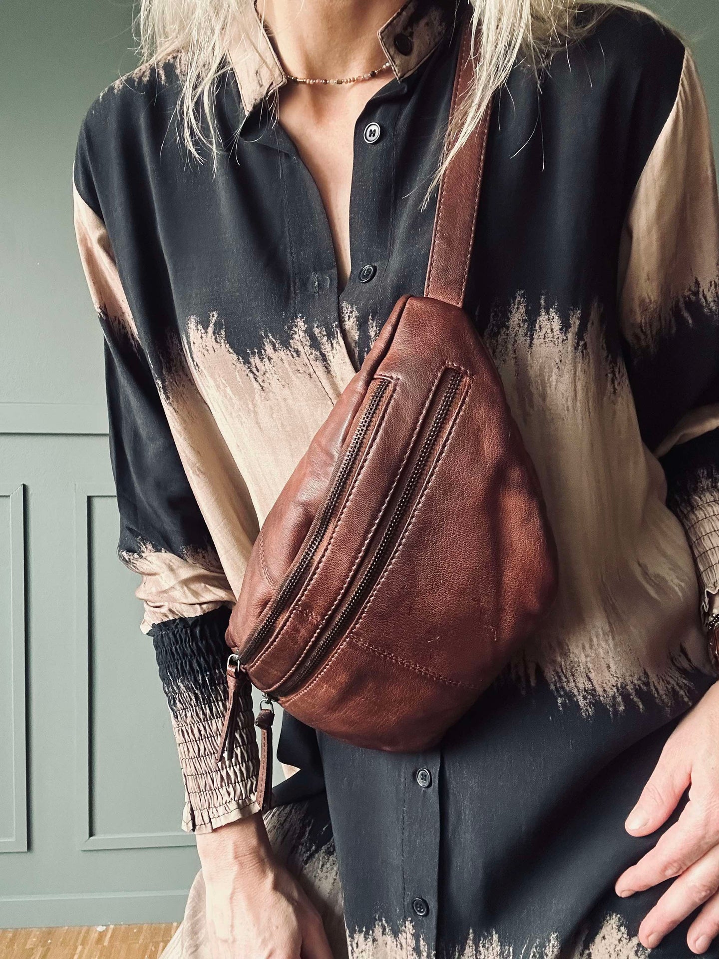 Kleid Merle Dark Camel