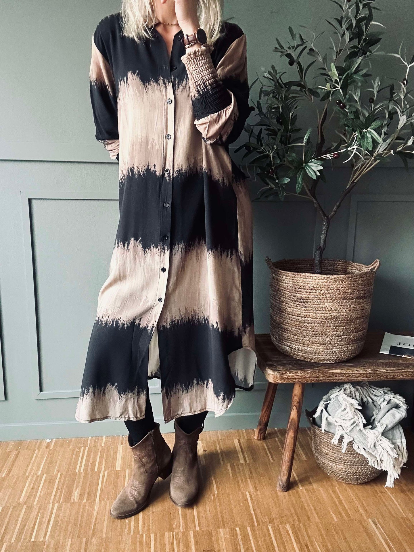 Kleid Merle Dark Camel