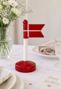 Flagge Dannebrog Keramik - 18 cm