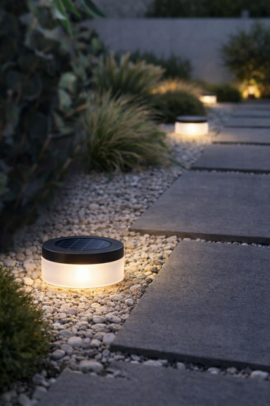 Gartenbeleuchtung mit Solarzellen