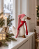 Weihnachtsente mit Mütze - Medium