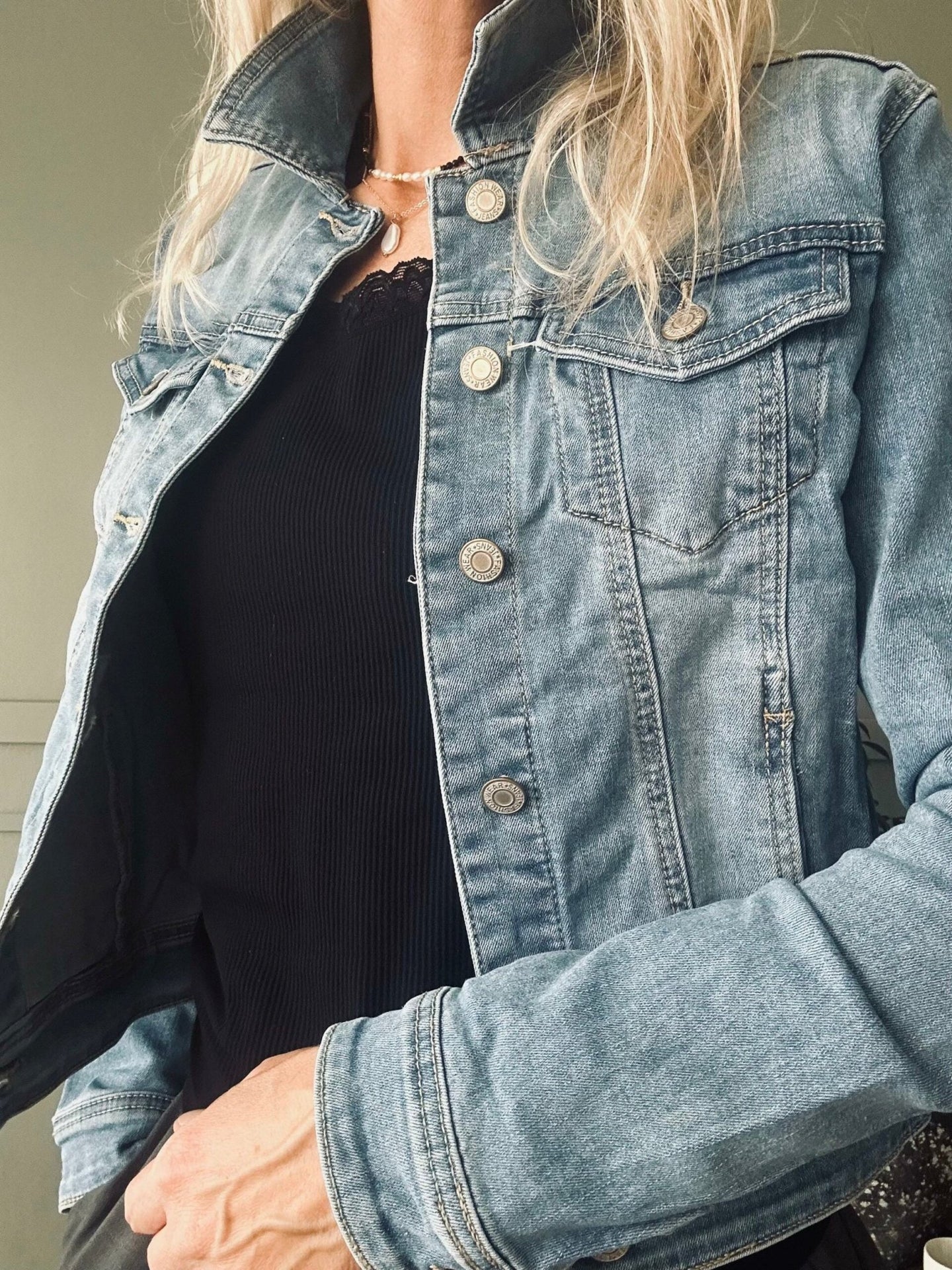 Denim jakke Amalie - VIAMAJA.DK