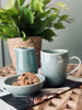Dipschale aus Steingut in Mint