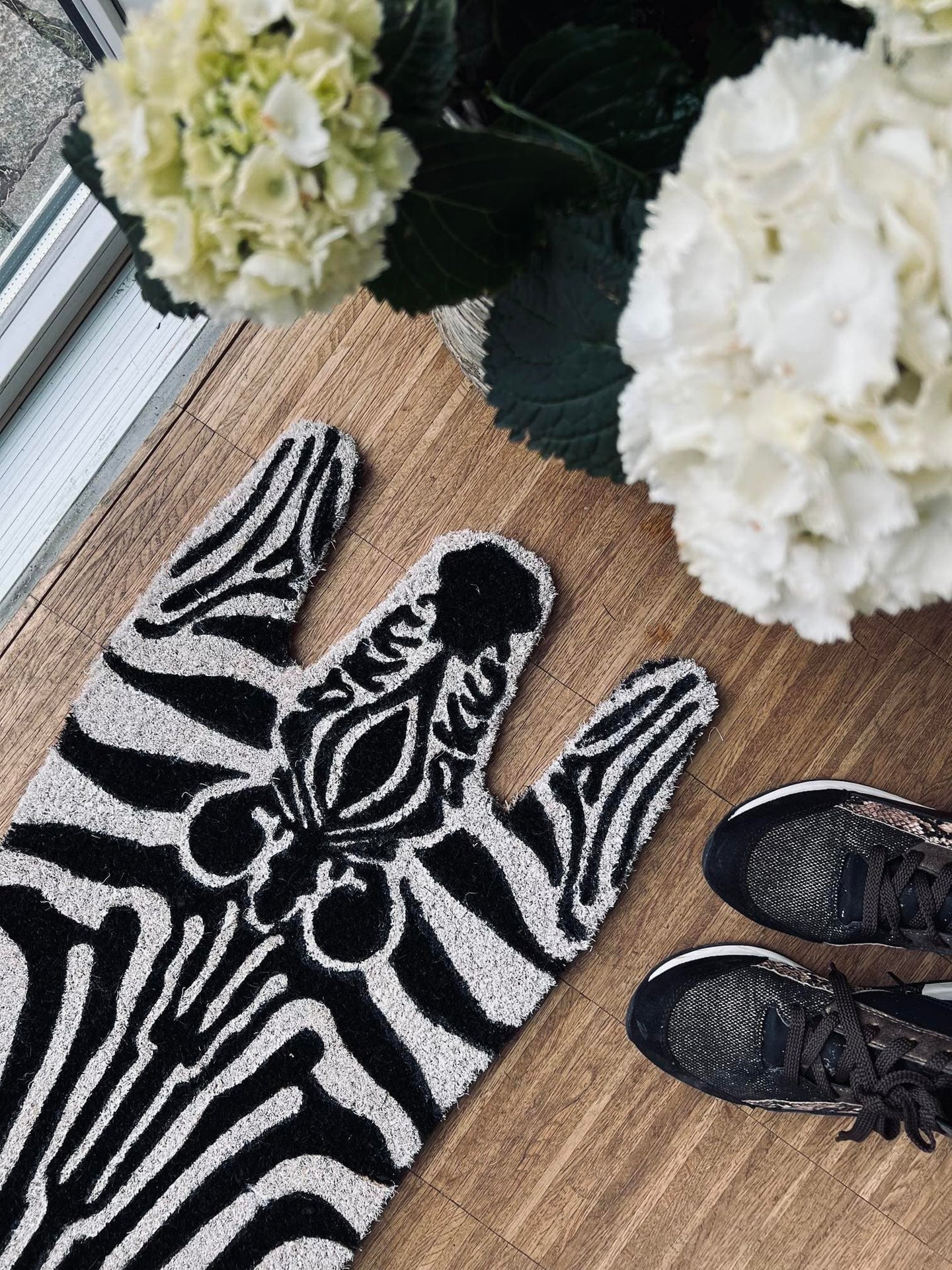 DØRMÅTTE 40x75 ZEBRA Kokos - VIAMAJA.DK