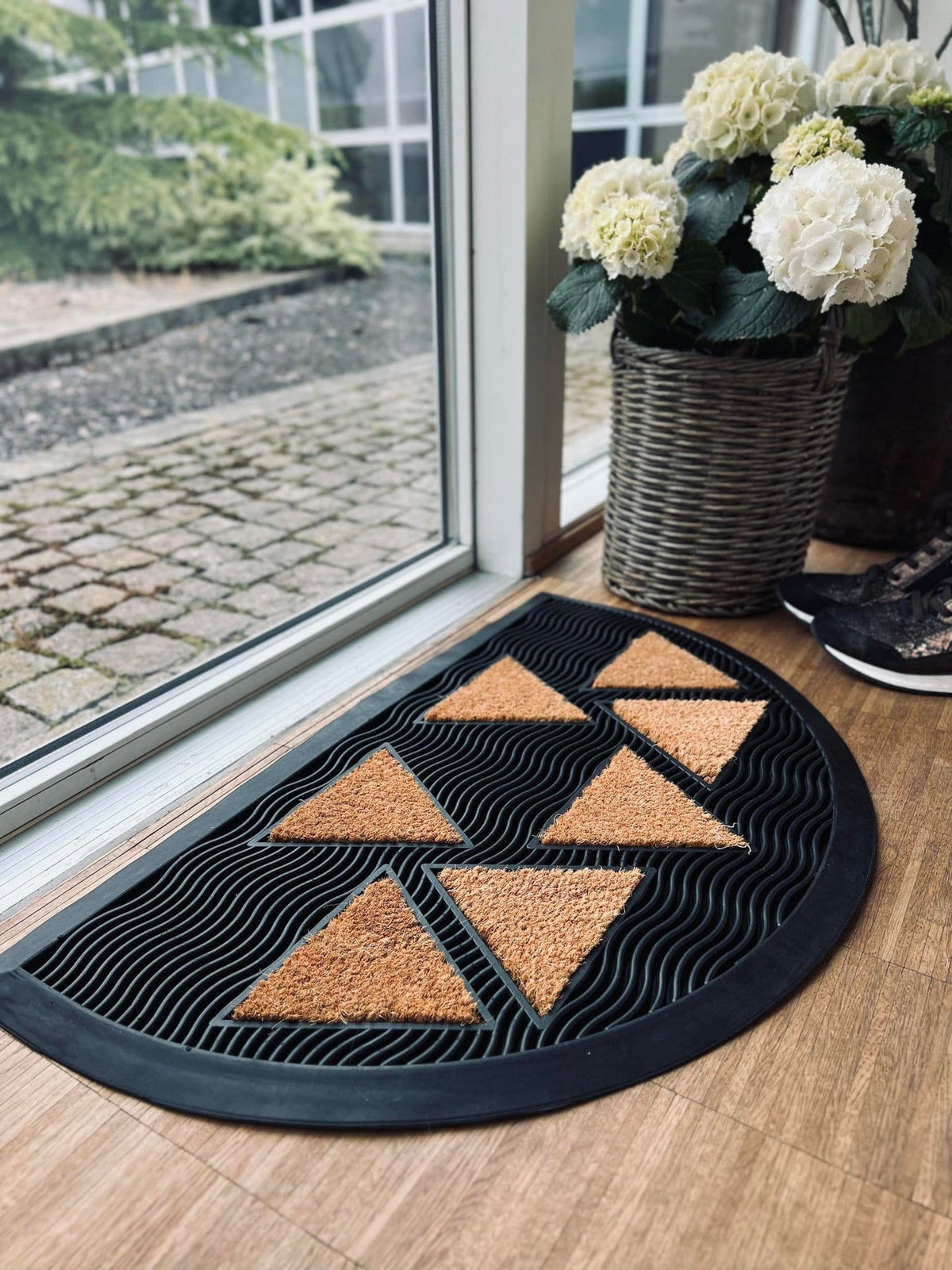 Dørmåtte - Halvmåne ZIG ZAG - VIAMAJA.DK