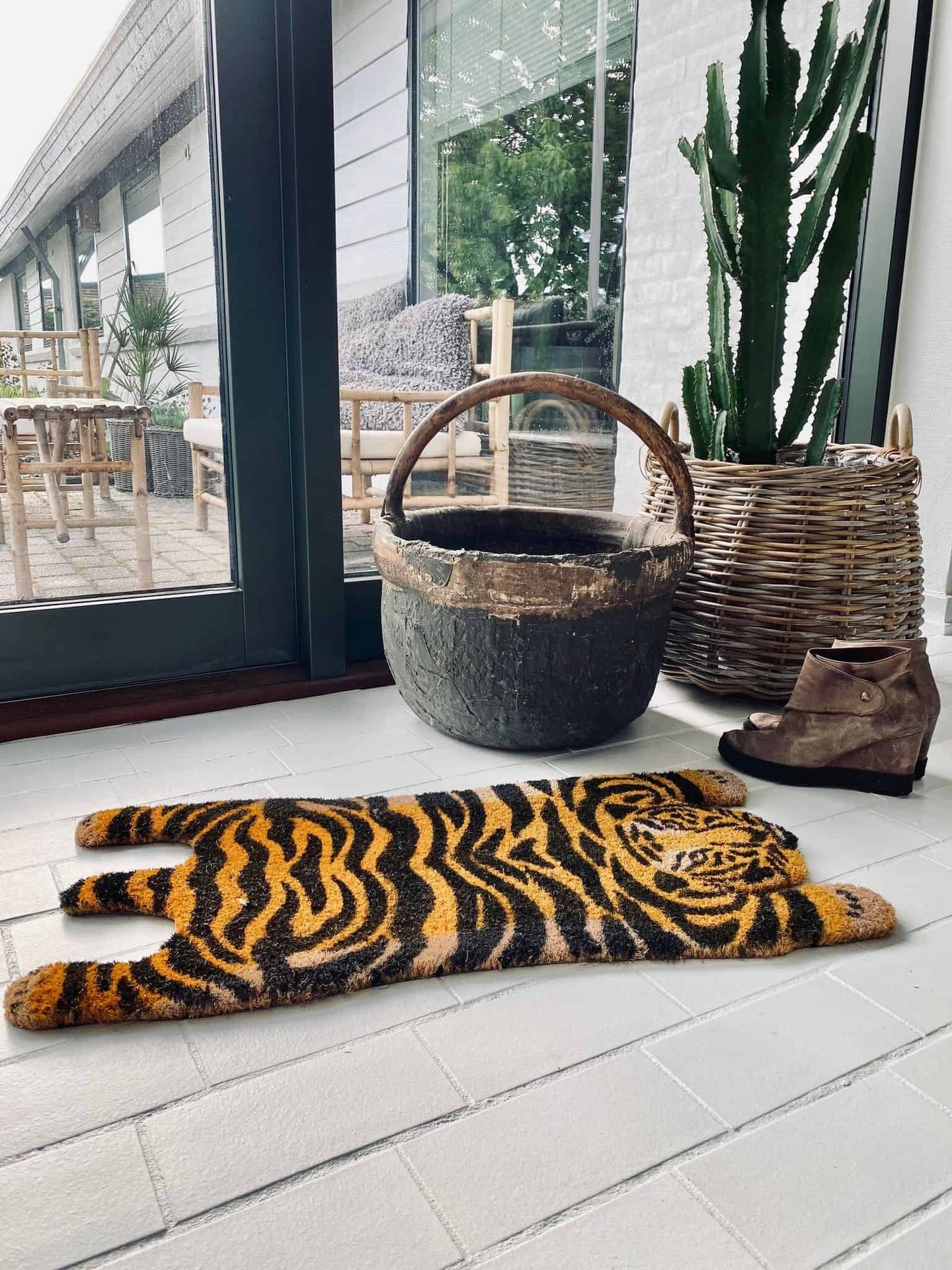 Dørmåtte Tiger kokos - VIAMAJA.DK