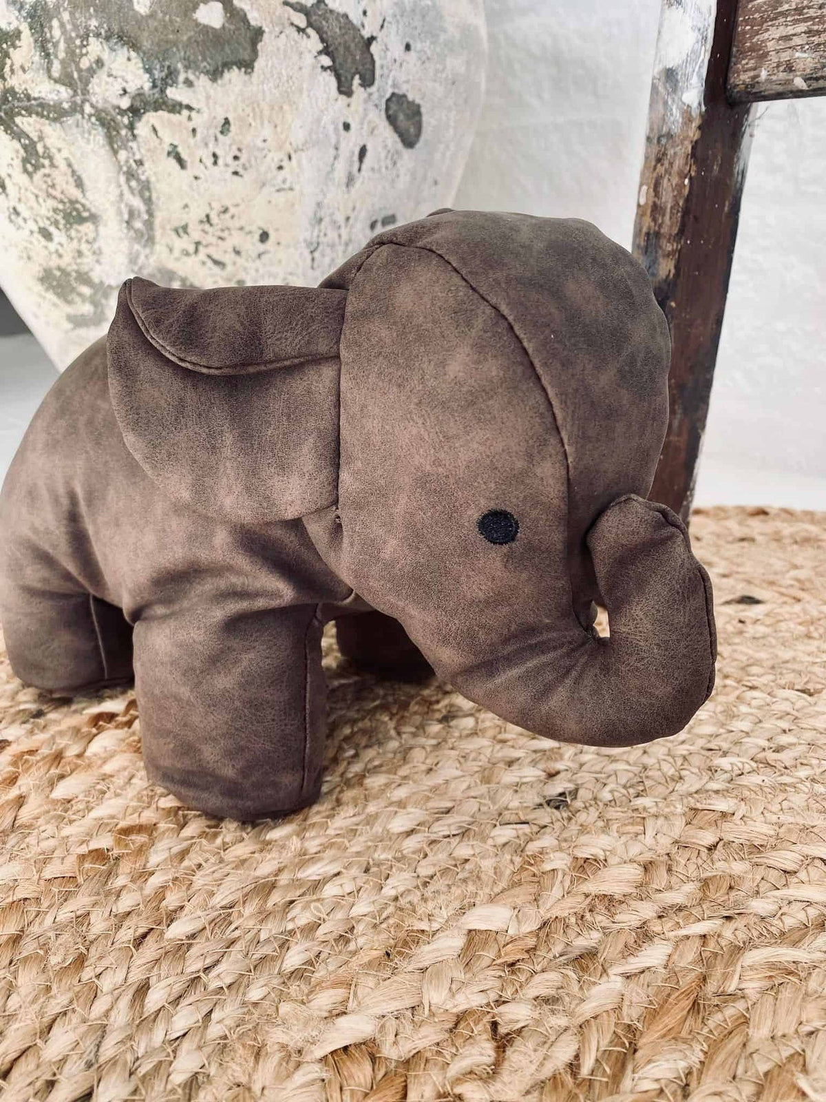 Dørstopper Elefant – Brun - VIAMAJA.DK