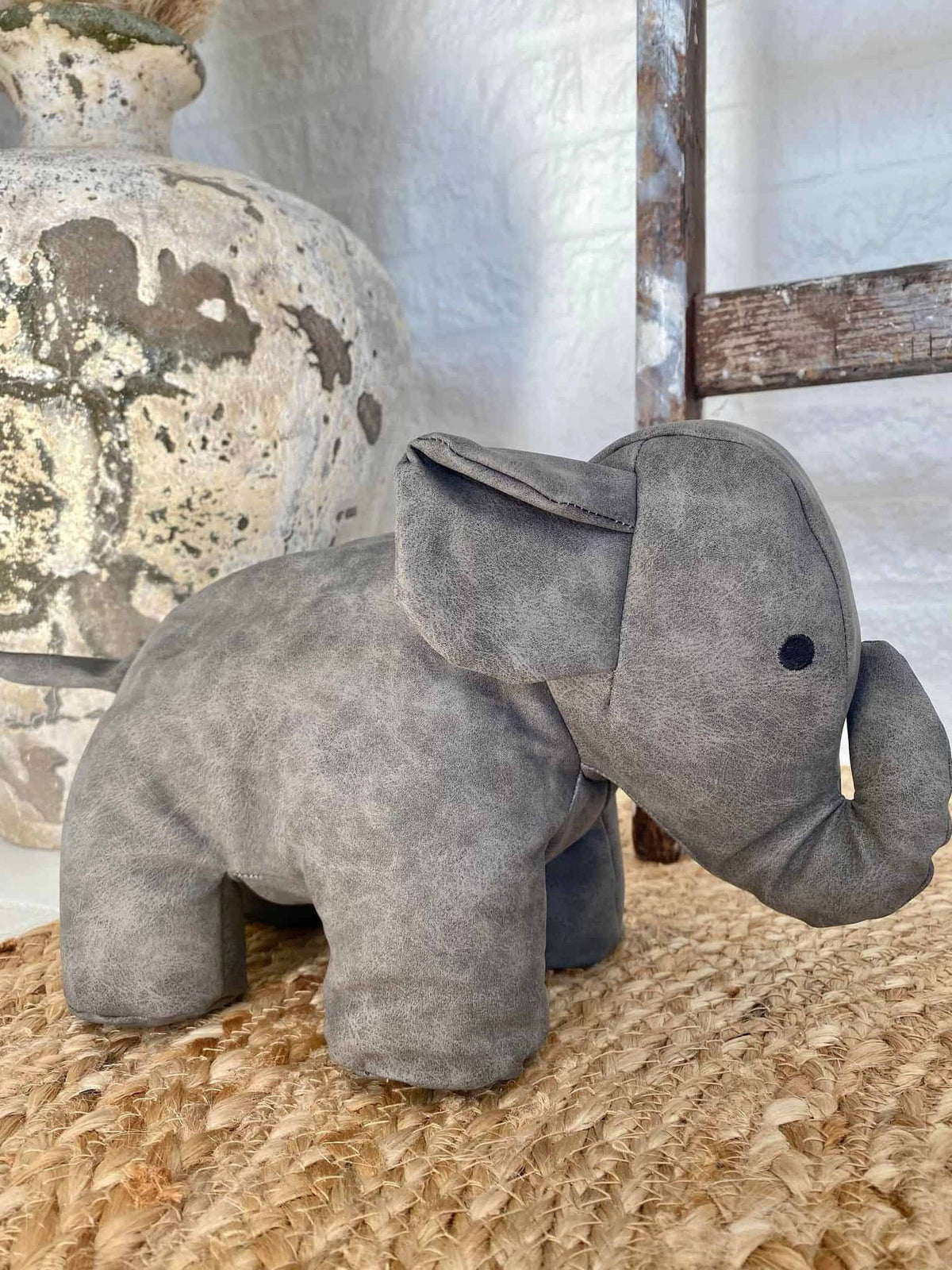 Dørstopper Elefant - Grå - VIAMAJA.DK