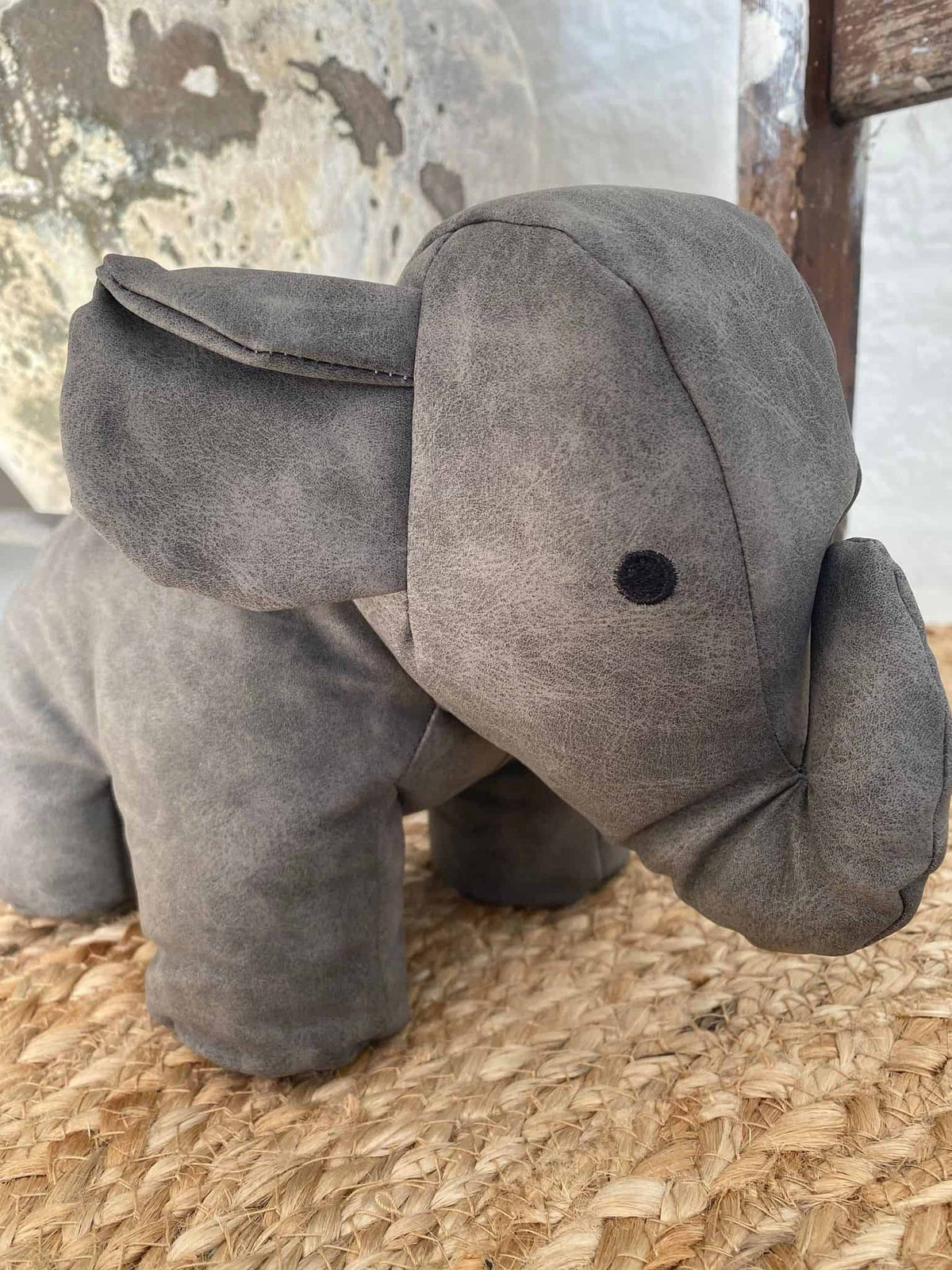 Dørstopper Elefant - Grå - VIAMAJA.DK