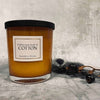 Duftkerze – Cotton Goldenes Glas