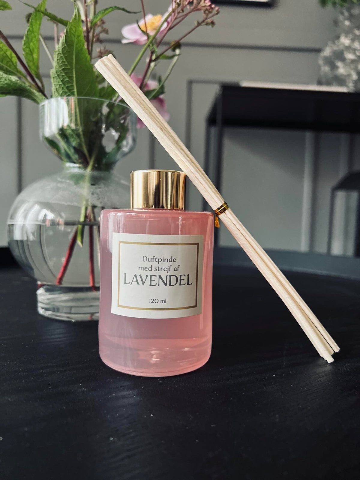 Duftepinde Lavendel Rosa 120ml - VIAMAJA.DK