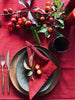 Tischdecke Weihnachtsrot – Wasser- und schmutzabweisend