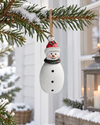 Anhänger Schneemann - wood