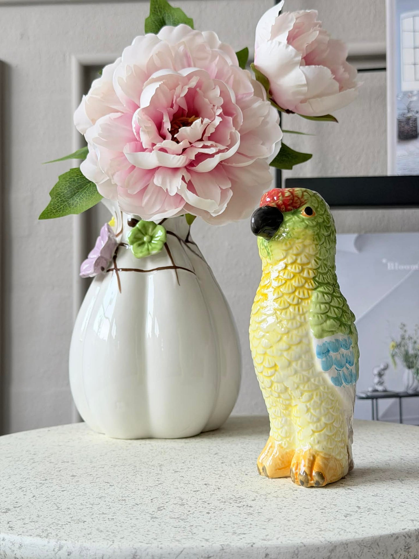 Vase Papagei