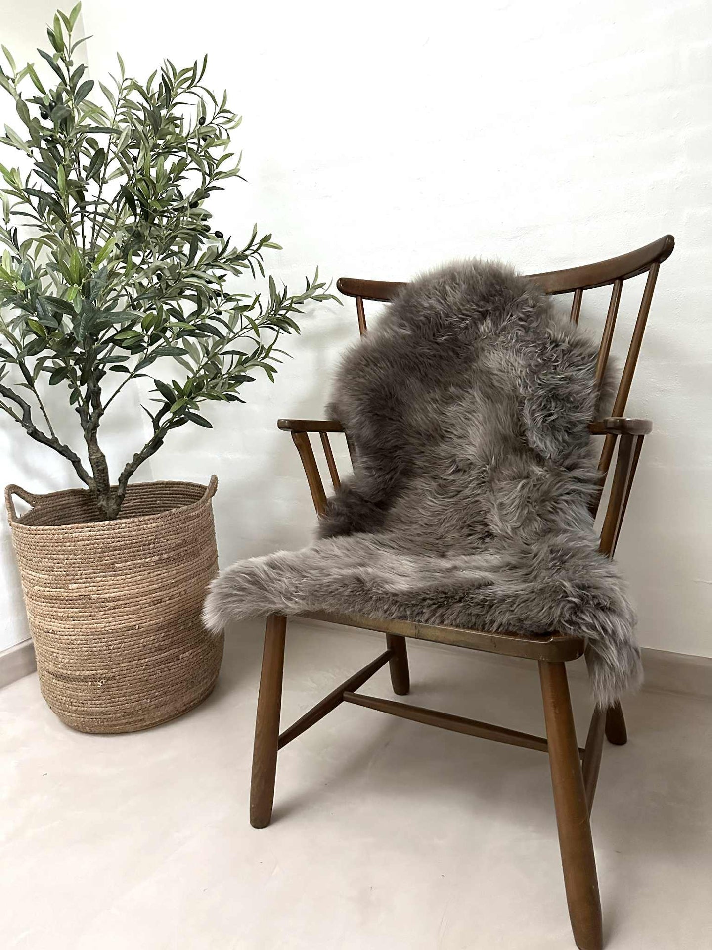 Lammfell aus Neuseeland – Mocca 85x55 cm