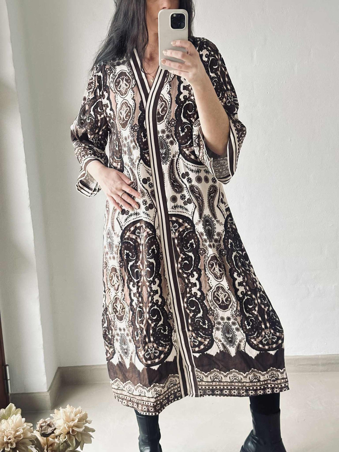 Kleid Marrone
