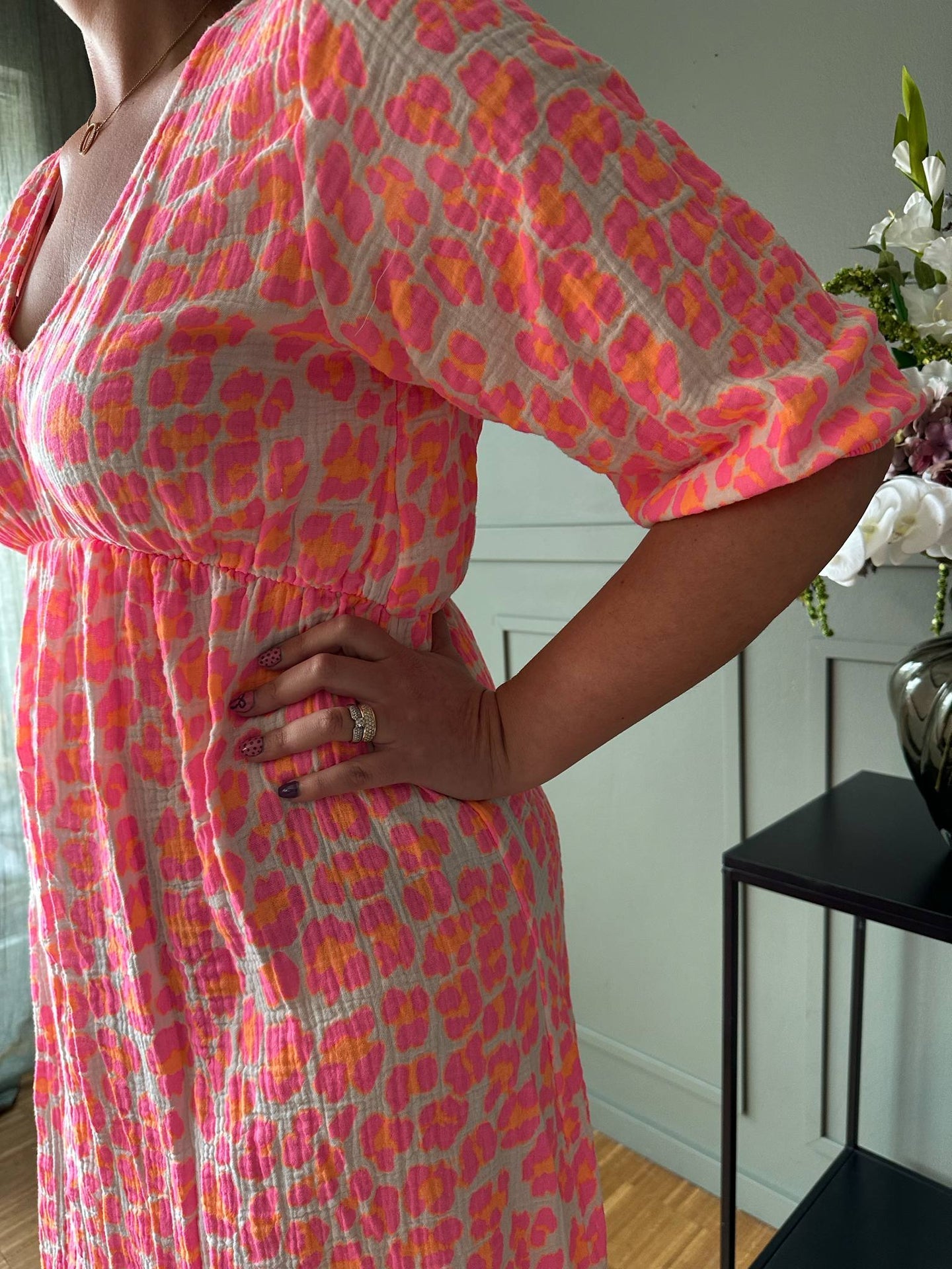 Kleid Andrea - White Leo