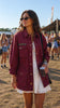 Cargo-Jacke - Burgundy