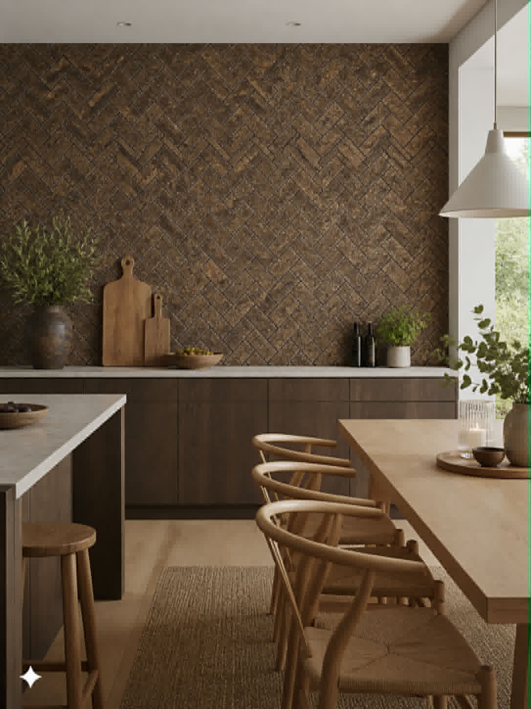 Mauersteine Brown - Naturpaket mit 62 Stk.