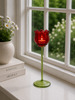 Kerzenhalter Tulpe - Rot