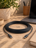 Ladekabel USB-C zu USB-C – 3 m schwarz