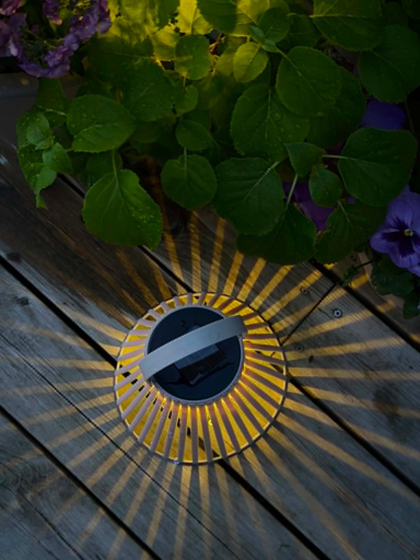 Laterne Emily solar 24 cm - Mehrere Farben